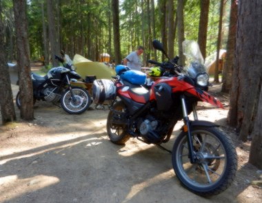 Campsite at Toad Rock